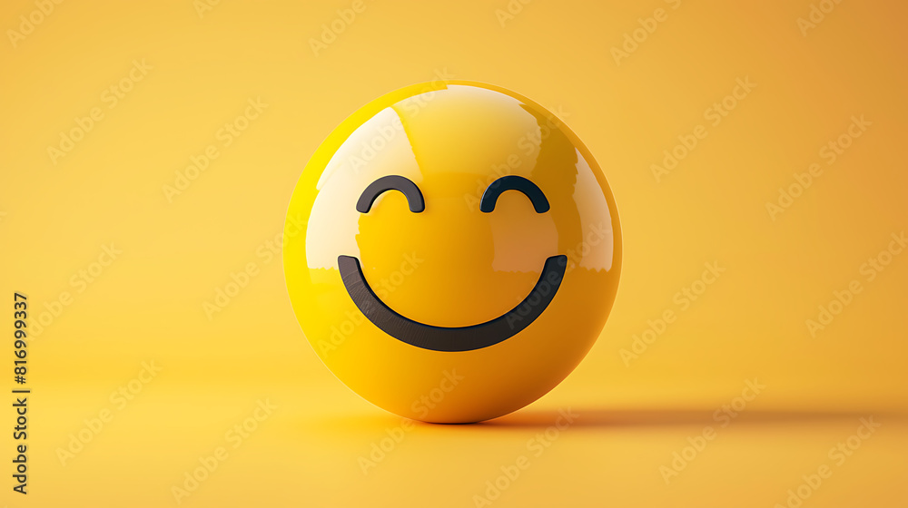 Fototapeta premium Smiley Face, happy smile Able to inspire all things