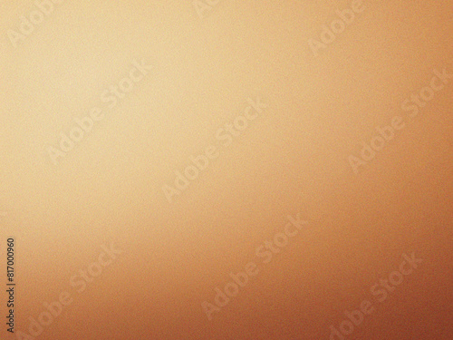 brown cream shiny abstract backdrop Grainy noise, intense light and glow, and template empty space rough color gradient gritty texture