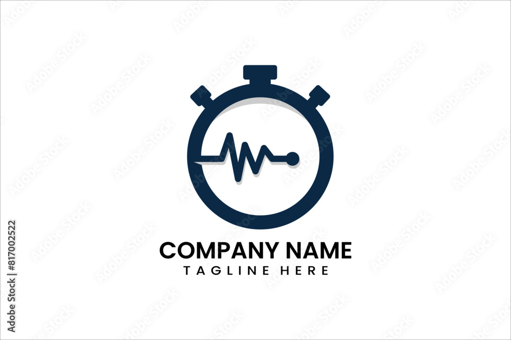 100520244-07.epsModern Flat Unique clock medical logo template and Minimalist alarm hospital logo template design 100520244-07.epsModern Flat Unique clock medical logo template and Minimalist alarm hospital logo template design