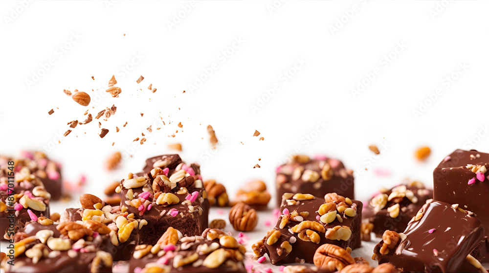 melted milk chocolate pouring down on transparent or clean background melted milk chocolate pouring down on transparent or clean background