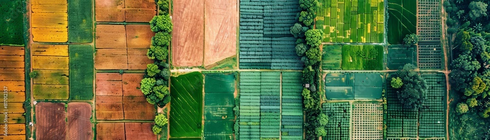 Satellite imagery analysis top view, monitoring crop health from space, advanced agricultural techniques, technology tone, Analogous Color Scheme Satellite imagery analysis top view, monitoring crop health from space, advanced agricultural techniques, technology tone, Analogous Color Scheme
