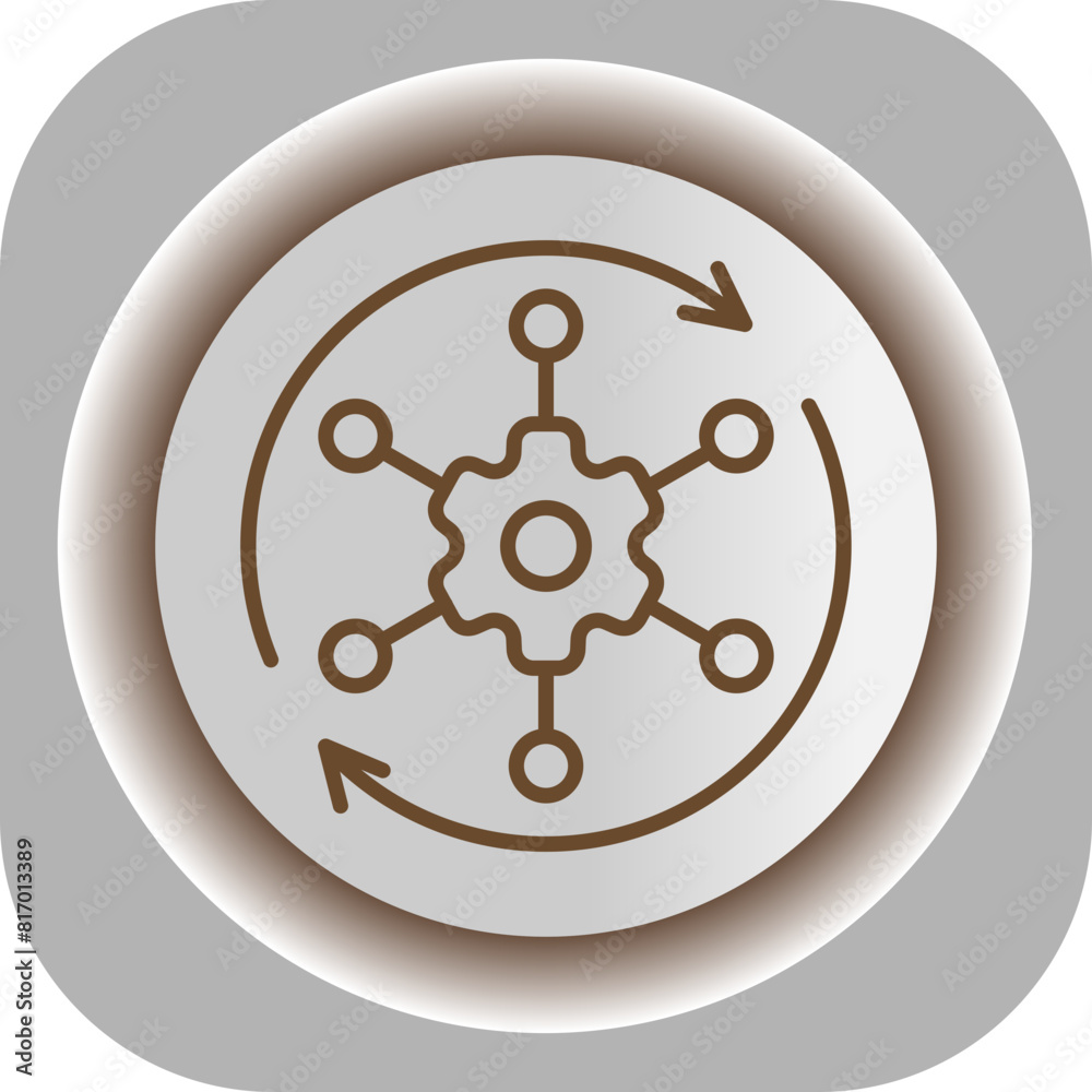 Automated Solutions Gradient Background Icon Automated Solutions Gradient Background Icon