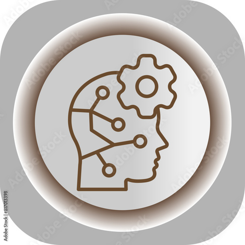 Cybernetics  Gradient Background Icon
