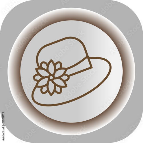 Hat  Gradient Background Icon
