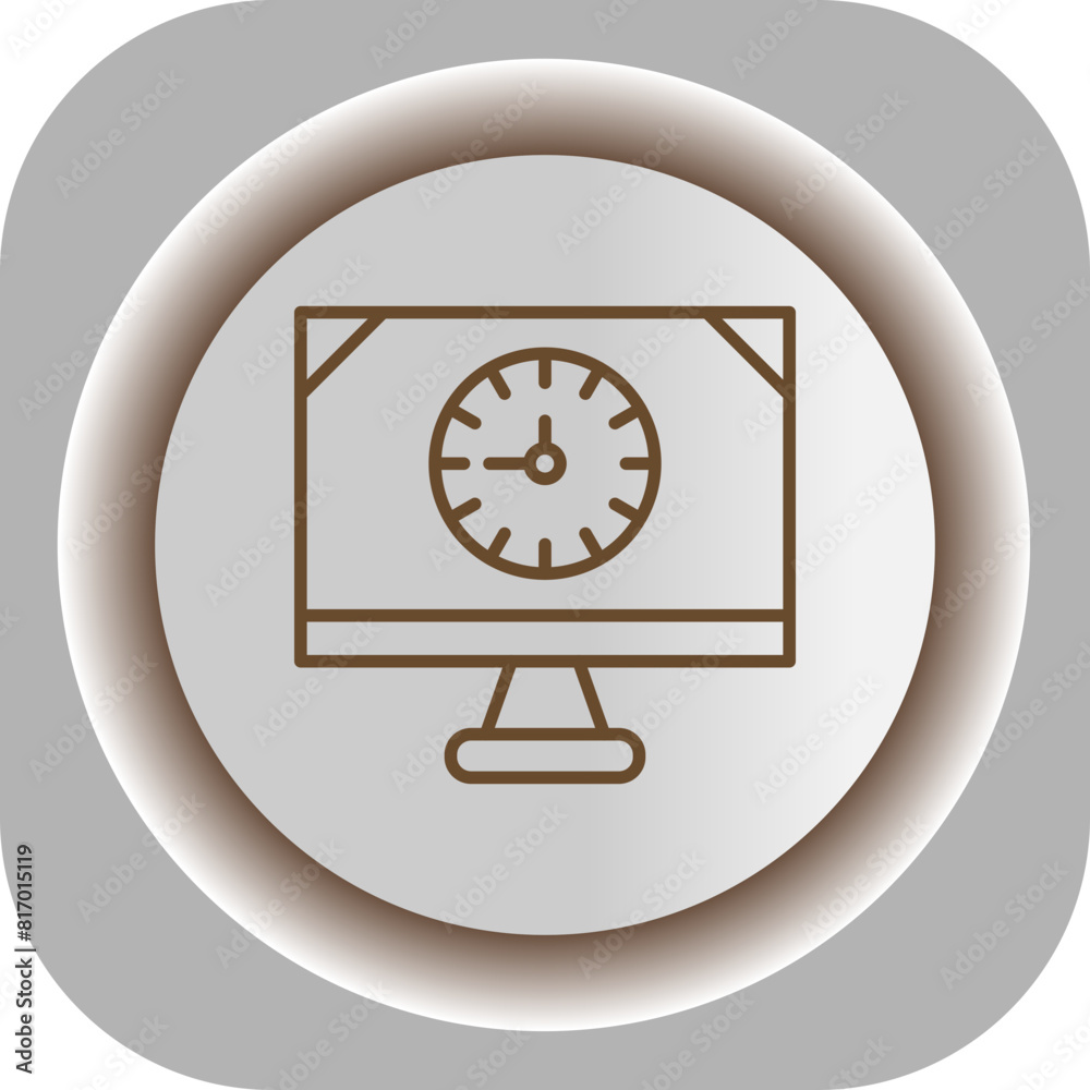 Web Performance Gradient Background Icon Web Performance Gradient Background Icon
