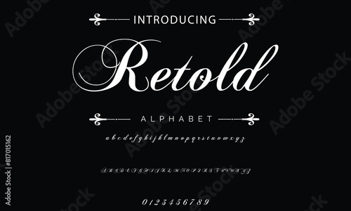 Old School tattoo vintage doodle type font vector template. Traditional retro and rock style font. Tattoo Alphabet
