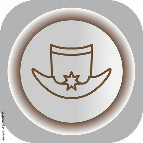 Hat  Gradient Background Icon
