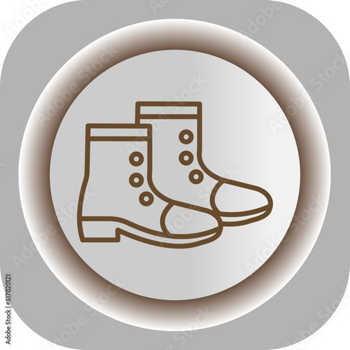 Boot  Gradient Background Icon