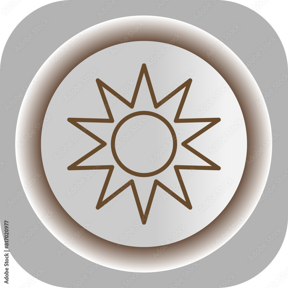 Sun Gradient Background Icon Sun Gradient Background Icon