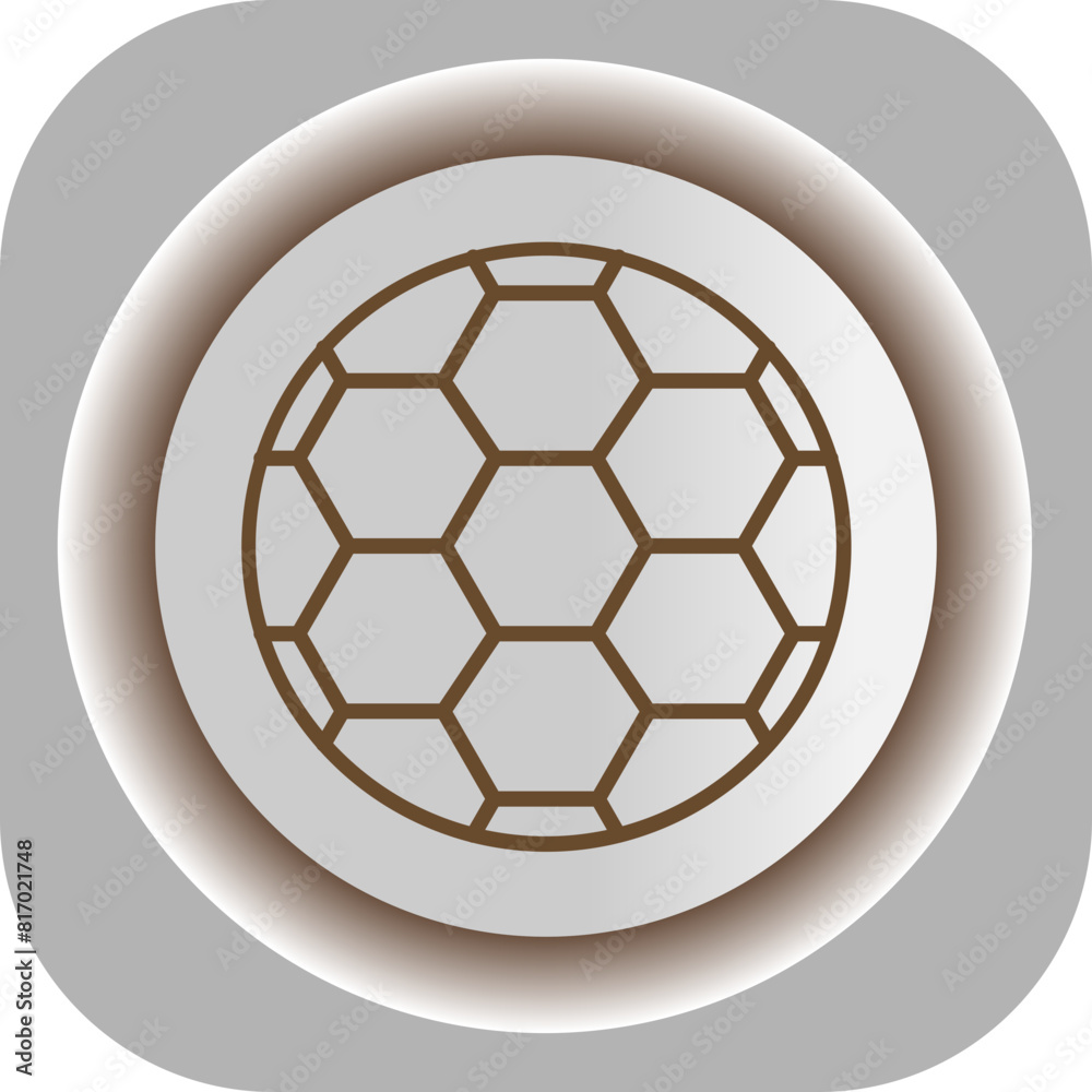 Fototapeta premium Football Gradient Background Icon