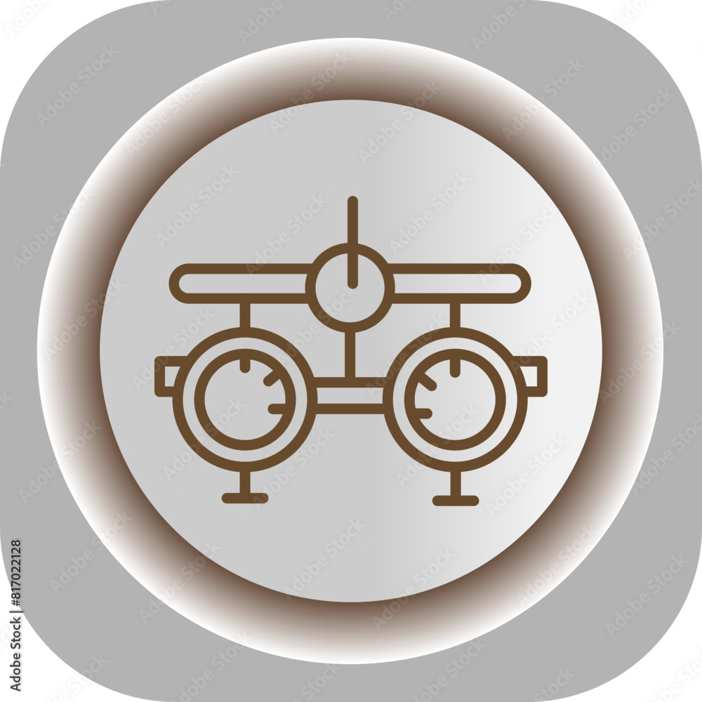 Optometrist Gradient Background Icon Optometrist Gradient Background Icon