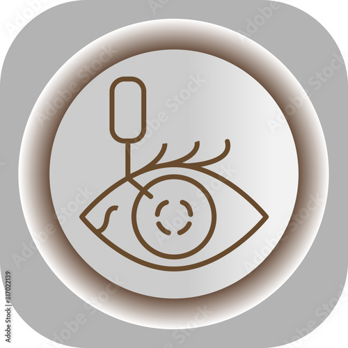 Cataract  Gradient Background Icon