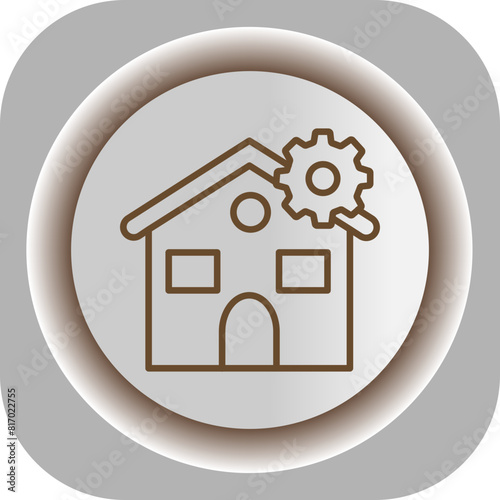 Home  Gradient Background Icon