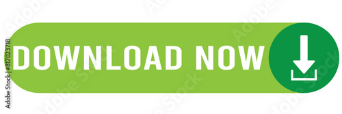 download button isolated on a white background