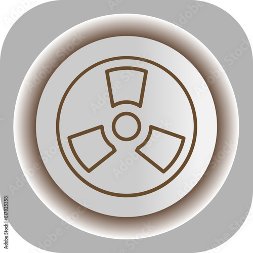 Radiation  Gradient Background Icon