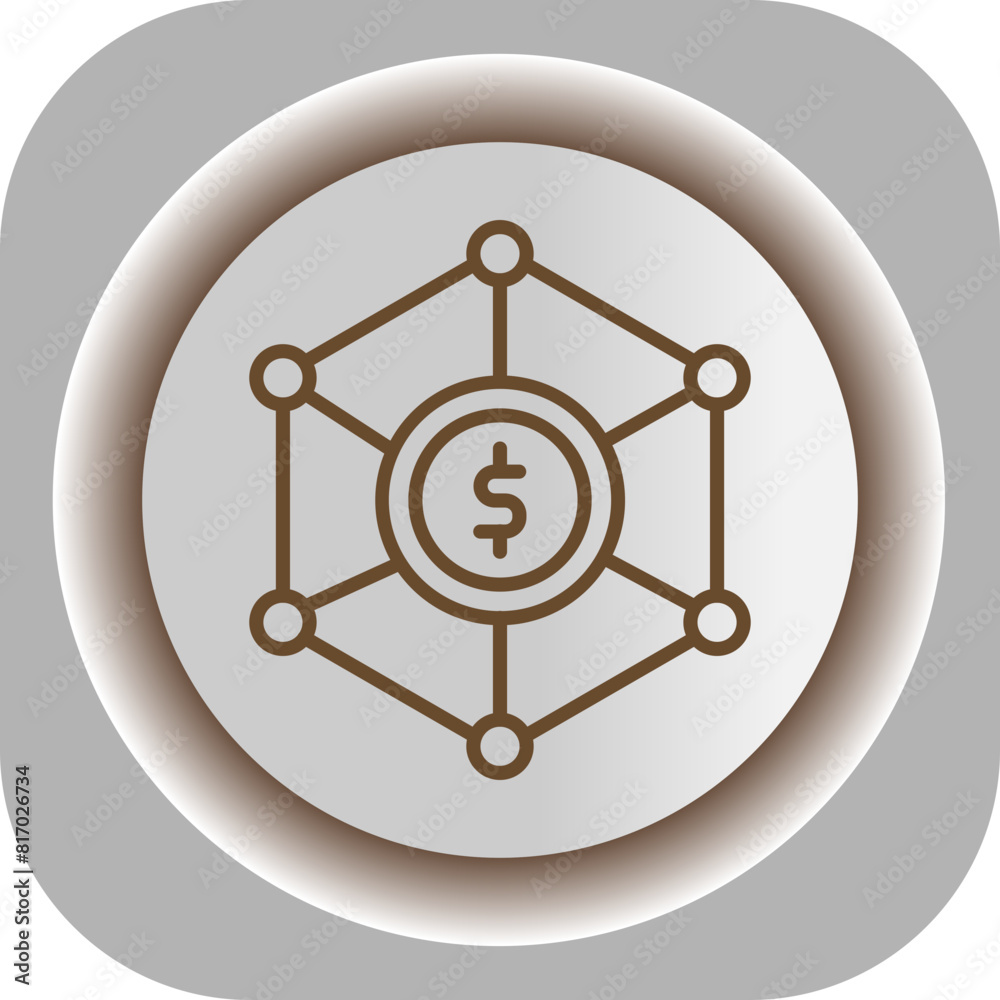 Network Gradient Background Icon Network Gradient Background Icon
