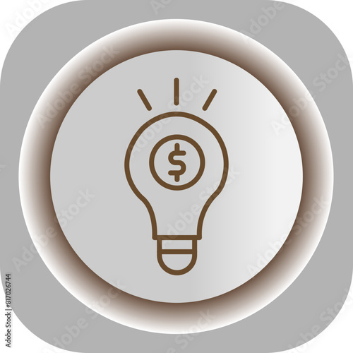 Idea  Gradient Background Icon