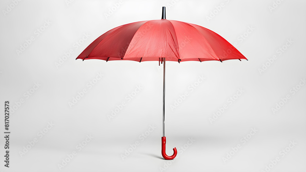 umbrella white background, Generative AI