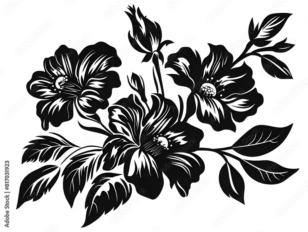 black and white flowers black and white flowers