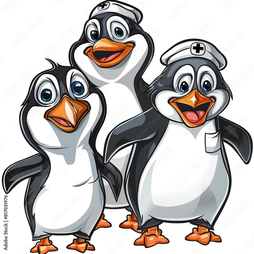 Fototapeta premium Penguins Registered Nursesuit