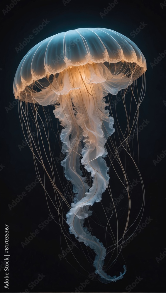 jellyfish in the water jellyfish in the water