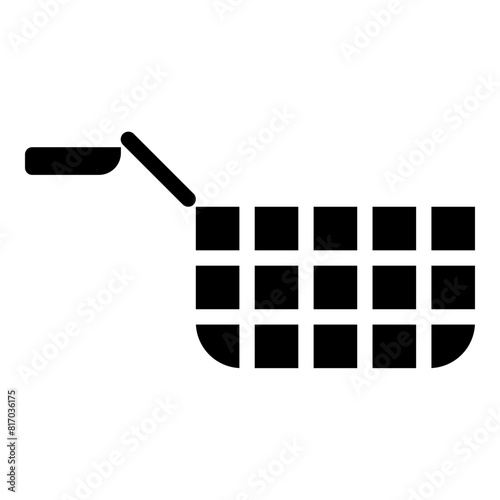 Deep Fryer Glyph Icon Design