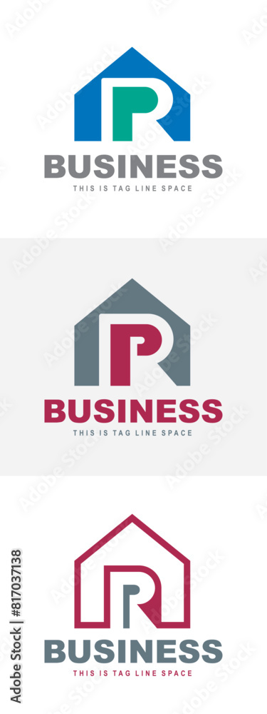 Letter PR or RP Homes For Real Estate and Urban Property Businesses Letter PR or RP Homes For Real Estate and Urban Property Businesses