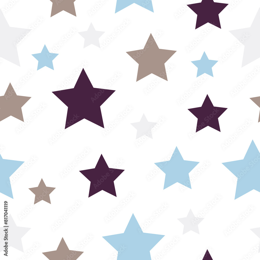 Doodle Cute Star Seamless Pattern. Vector illustration. Festive Stars Wallpaper. Doodle Cute Star Seamless Pattern. Vector illustration. Festive Stars Wallpaper.