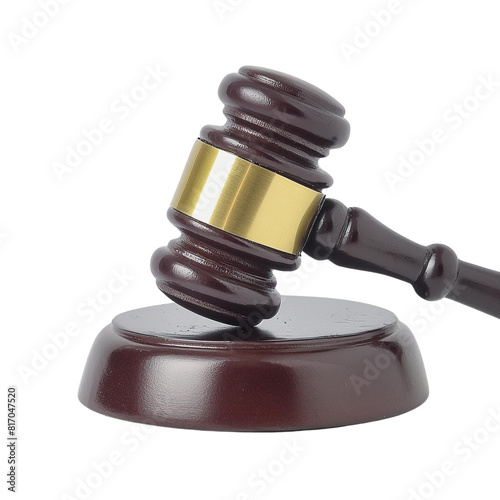 Wallpaper Mural A wooden gavel sits on a brown and gold base. Torontodigital.ca