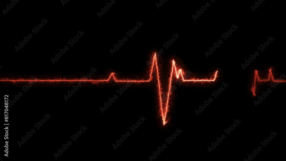  Neon heartbeat icon animation. heartbeat line neon light heart rate display screen medical research