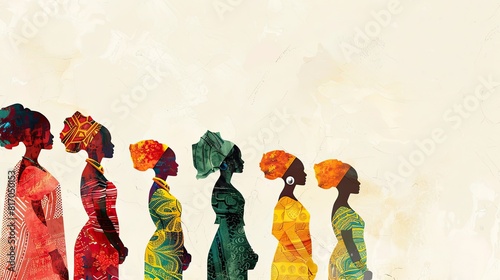 Group of Women Standing Together photo