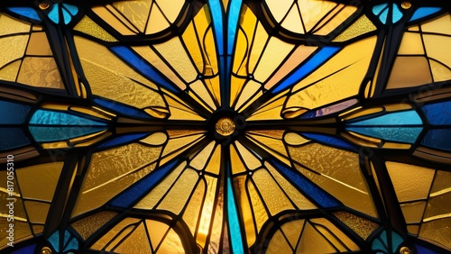 stained glass window in a church