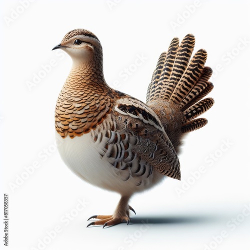 pheasant isolated on white