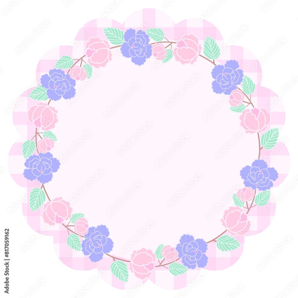 coquette Flower Frame coquette Flower Frame