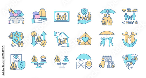 Welfare Icon Set