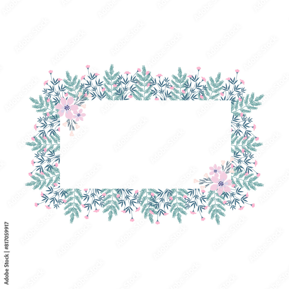 coquette Pink Flower Frame coquette Pink Flower Frame
