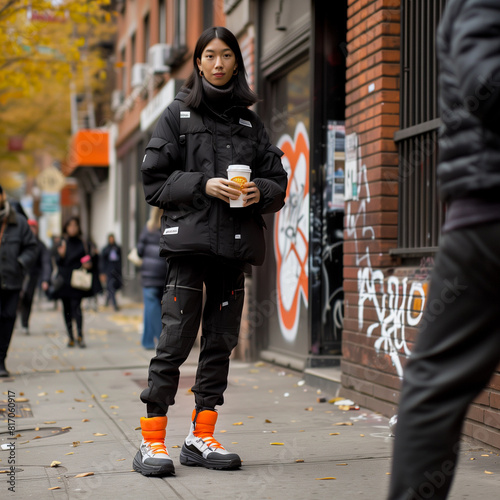Streetwear symphony: A youn...