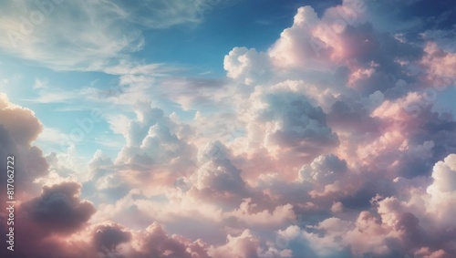 sky and clouds Generated Ai 