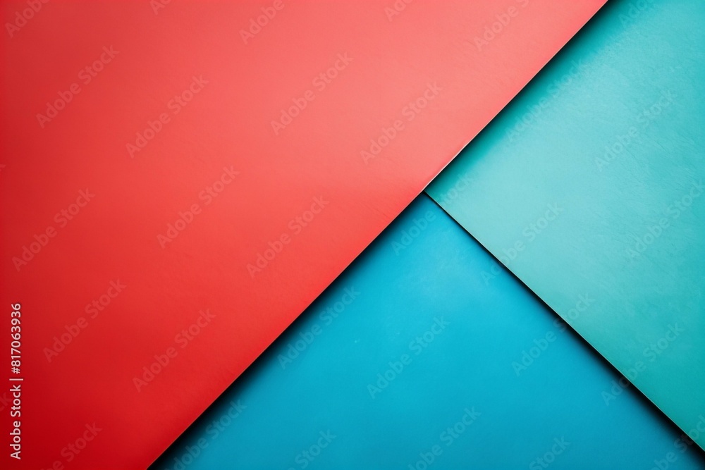 A diagonal pattern on a red and blue wall A diagonal pattern on a red and blue wall