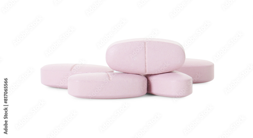 Vitamin pills isolated on white. Health supplement Vitamin pills isolated on white. Health supplement