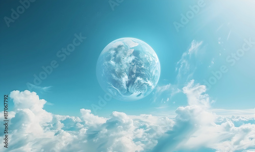 World Ozone Day copy space background