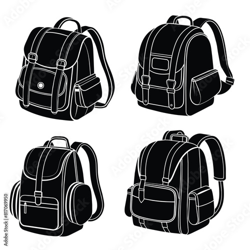 illustration of a bag for your design