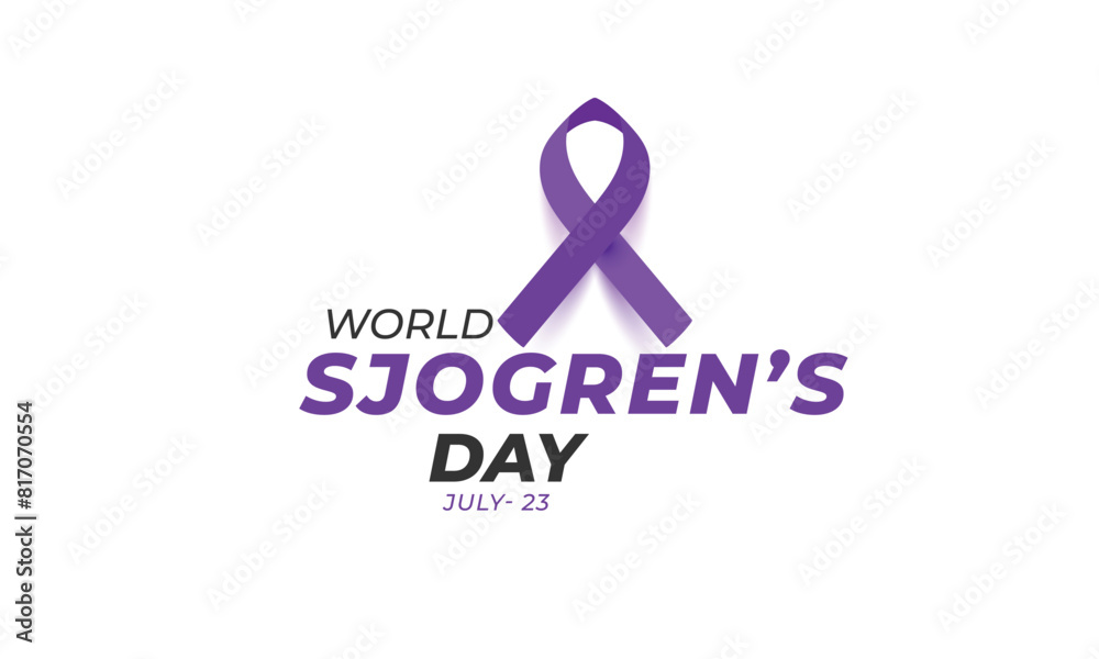World Sjogren's Day. background, banner, card, poster, template. Vector illustration. World Sjogren's Day. background, banner, card, poster, template. Vector illustration.