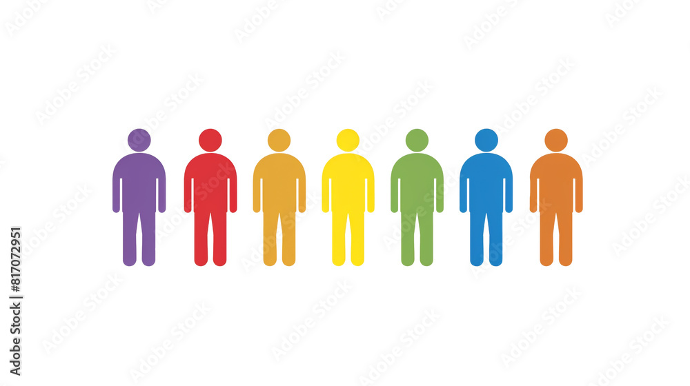 team of people isolated on transparent background. team of people isolated on transparent background.