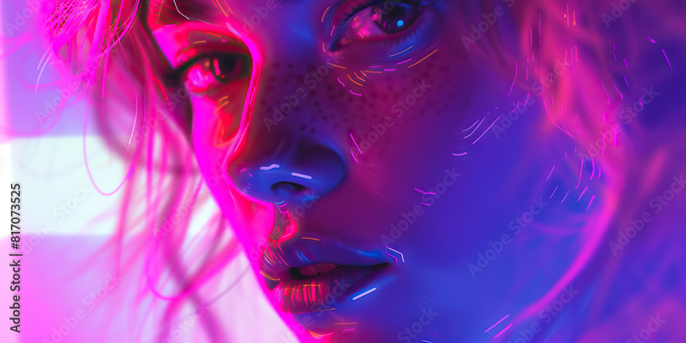 The neon glow obscures all, but her clarity shines through, as sharp as a surgical knife. The neon glow obscures all, but her clarity shines through, as sharp as a surgical knife.