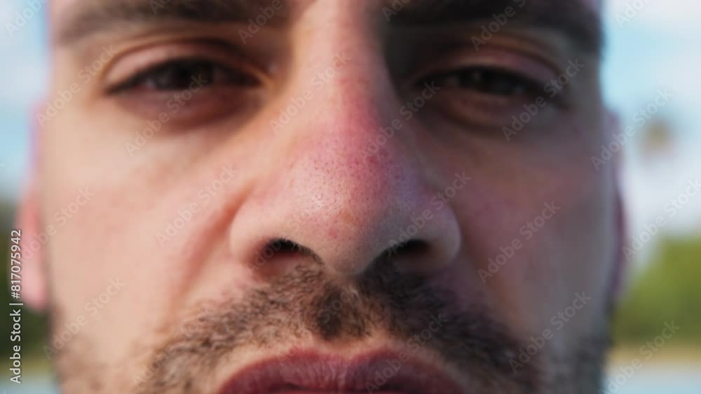 Eyes of an Italian Caucasian Man Eyes of an Italian Caucasian Man