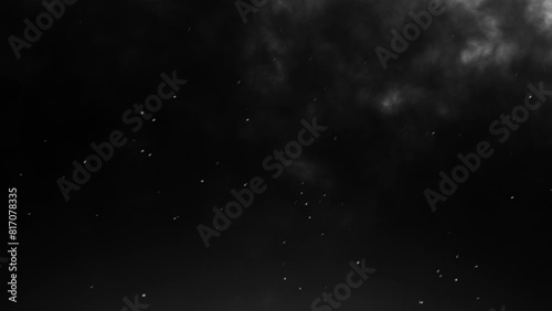 abstract white particles looping.background  animation.4K Footage 
