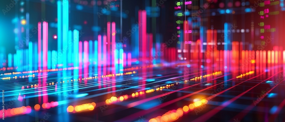 Design a complex 3D business graph animation for a documentary on economic development strategies Design a complex 3D business graph animation for a documentary on economic development strategies