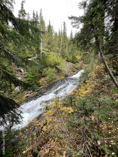 Washington State Lake and River and Waterfalls