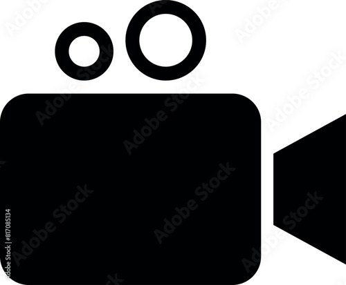 Video icon set. video camera icon vector. movie sign. cinema